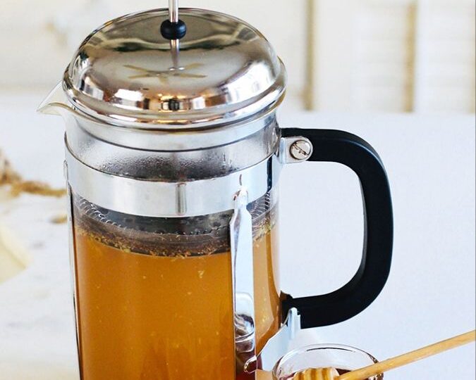 Turmeric Ginger Tea with Cinnamon, Lemon & Honey
